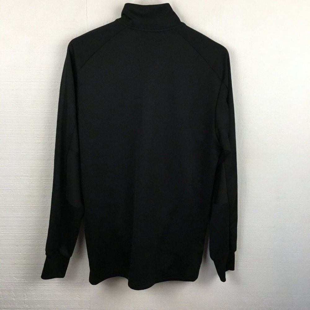 Adidas Pullover M Men Black New York City Football Club Long Sleeves Quarter Zip - Picture 7 of 9